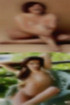 Muscle woman looking for