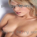 Horny hairy women South