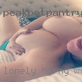 Lonely horny women Northwest